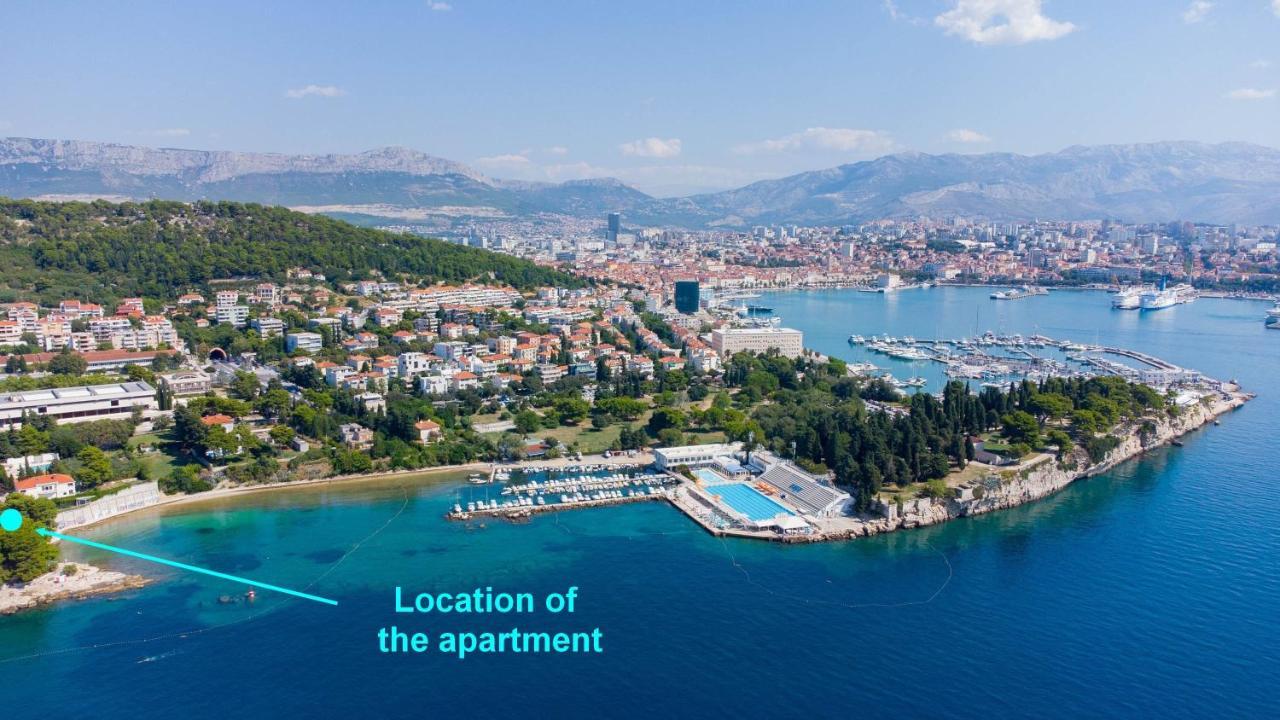 Beachfront Apartment Drazen, With Garden And Parking Split Exteriör bild