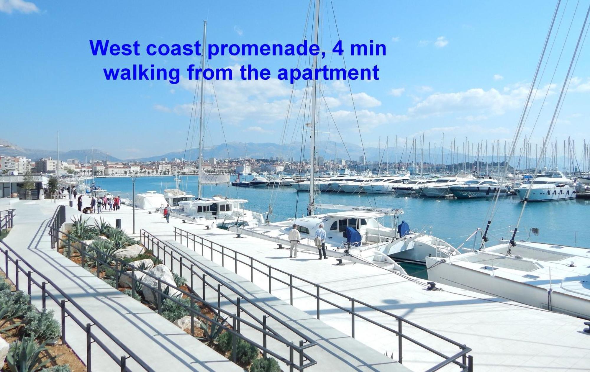 Beachfront Apartment Drazen, With Garden And Parking Split Exteriör bild